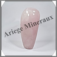 QUARTZ ROSE - 1 800 grammes - 180x85x70 mm - Y003