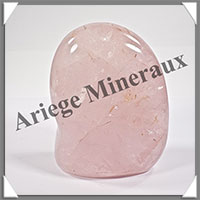 QUARTZ ROSE - 520 grammes - 95x75x35 mm - Y005