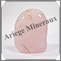 QUARTZ ROSE - 520 grammes - 95x75x35 mm - Y005
