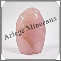 QUARTZ ROSE - 630 grammes - 110x70x45 mm - Y007