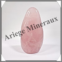 QUARTZ ROSE - 1 060 grammes - 150x85x55 mm - Y011