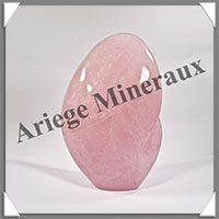 QUARTZ ROSE - 1 860 grammes - 170x115x55 mm - Y012
