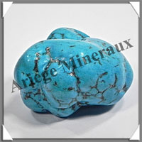 TURQUOISE (Vritable) - 60 grammes - 45x35x30 mm - P010