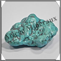 TURQUOISE (Vritable) - 44 grammes - 45x40x20 mm - P016