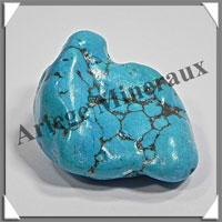 TURQUOISE (Vritable) - 44 grammes - 50x40x15 mm - P018