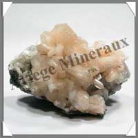 STILBITE CALCITE - 219 gr - 60x60x95 mm - A017
